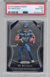 2019 Panini Prizm DK Metcalf RC PSA 10 GEM MT Card #343 - Bild 1 von 2