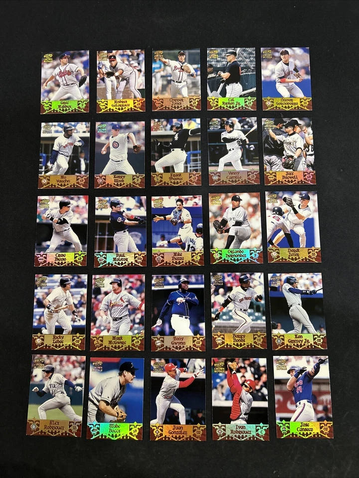 1998 Pacific Crown Royale Diamond Knights Set Complete Insert 1-25 NM-MT *L30 - Image 1 of 4