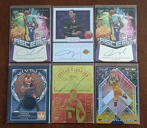 Jordan Clarkson Card Lot Lakers Jazz 4 Autos Mem # SP Grand Reserve Recon CK NBA - Picture 1 of 12