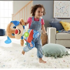 Fisher-Price Laugh & Learn So Big Puppy, Large Musical Plush Toy with Learning C