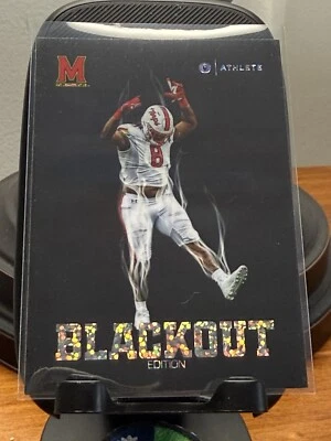 Jordan Phillips 2024 Onit Athlete Maryland Terrapins Rainbow Blackout BL-2 SSP - Image 1 of 2