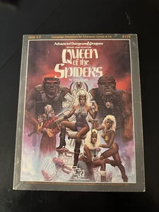 Dungeons & Dragons AD&D 1-7 Queen of the Spiders Gary Gygax TSR W/ MAPS AF2 (B) - Picture 1 of 6