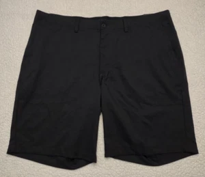 Neu mit Etikett Nike Herrenshorts schwarz 100 % Baumwolle vorne flach lässig Standard Passform 40 - Bild 1 von 7