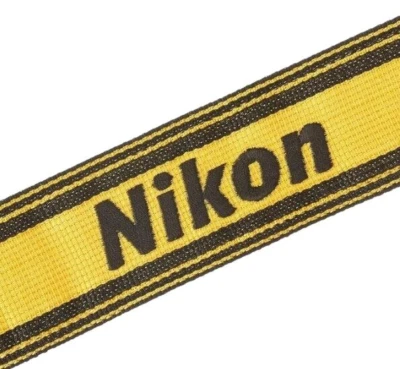Correa de cuello ancho Nikon genuina amarilla AN-6Y para cámara SLR DSLR de Japón nueva Foto 1 de 2