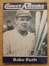 1990 COLLECT-A-BOOKS BABE RUTH NEW YORK YANKEES
