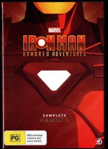 Iron Man Armored Adventures : Season 2 (DVD, 2013, 4-Disc Set) - Region 4 - Picture 1 of 2