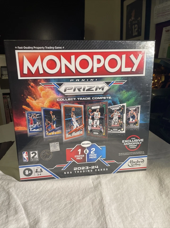 2023-24 Panini Prizm Monopoly 2nd Edition NBA Board Game Wemby RC Hasbro