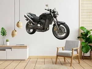 3D Retro Motorrad C188 Auto Wallpaper Wandbild Poster Transport Wandaufkleber - Bild 1 von 5