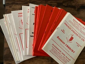 Hinckley Athletic Heimprogramme 70er 80er Jahre Non League West Midland League - Bild 1 von 59