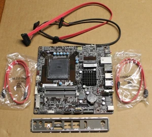 ECS A55F2-TI V1.0 MINI ITX MOTHERBOARD AMD A55 CHIPSET FM2+SOCKET SATA3 6GB/S 78 - Picture 1 of 3