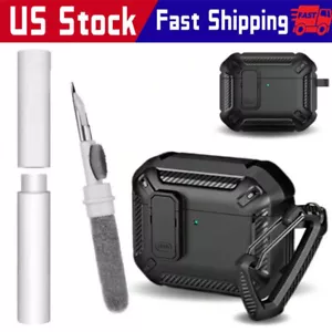Custodia protettiva per Apple AirPods 1/2/3 Pro cover portachiavi clip antiurto nuova - Foto 1 di 25