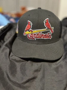 St. Louis Cardinals 125th Anniversary Patch Fitted Hat Mesh 7 1/8 - Bild 1 von 4