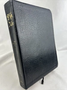 CRUSADE HOLY BIBLE New Analytical Study Edition 1970 KJV Black GENUINE LEATHER - Picture 1 of 10