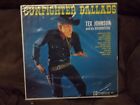 NOS Tex Johnson Gunfighter Ballads vinyl LP album FACTORY SEALED MONO