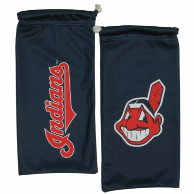 Cleveland Indians Microfiber Bag for Sunglasses Glasses MLB Licensed Baseball - Image 1 of 3