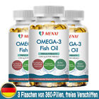 3 butelki Omega 3 kapsułki oleju rybnego EPA -DHA potrójna siła wsparcie stawów