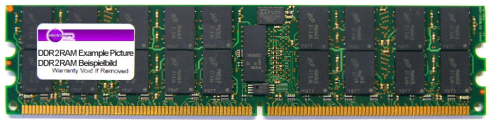 2GB Qimonda DDR2-400 PC2-3200R ECC Reg Server-RAM HYS72T256022HR-5A-B 39M5814 - Bild 1 von 1