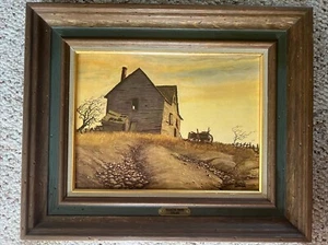 Vintage Alfred Owles “Roads End” Turner Wall Accessory 17x14” Framed H166 - Picture 1 of 9