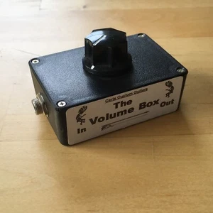 Controlador ajustador de efectos de guitarra Carls Custom Guitars Black The Volume Box EE. UU. - Imagen 1 de 9