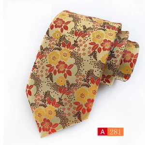 New Classic Tie Little Floral Purple 100% Silk JACQUARD WOVEN Men's Tie Necktie - Picture 1 of 12