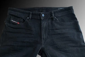 Diesel Thommer Slim Stretch Black Denim Jean Men Size 33x32L, 38x32L NWT - Picture 1 of 11