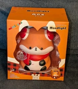 NEW MIMICOCO MOODLIGHT ACE GLOWS GENTLY WHITE LIGHT FOX MOOD LIGHT NIGHT LIGHT - Picture 1 of 2