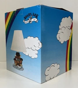 Vintage Noah's Ark Night Light Table Lamp 13" Tall with Shade NEW - Picture 1 of 9