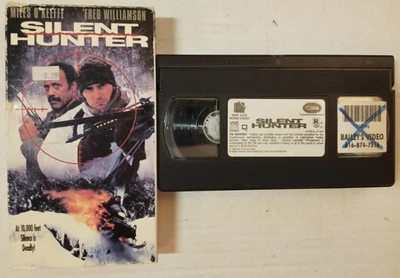 📼 VINTAGE 📼 Silent Hunter 📼 (VHS, 1995) 📼 Former Rental 📼 TESTED 📼 - Image 1 of 2