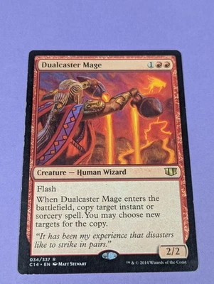 MTG Magic: Commander 2014: Dualcaster Mage #034/337 Rare - LP - Image 1 of 2