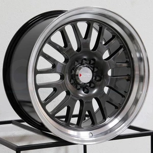 XXR 531 15x8 4x100/4x114.3 20 Chromium Black ML Wheels(4) 73.1 15" inch Rims - Picture 1 of 6