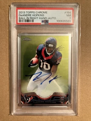 2013 Topps Chrome - DeAndre Hopkins #154 Rookie Autographs /447 (AU, RC) - Image 1 of 2