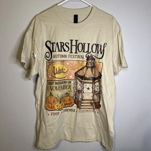 Stars Hollow Autumn Festival Gildan T-shirt November Fall Pumpkins Cotton Large - Picture 1 of 8