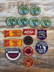 Vintage NRA Western Trap Shooting Skeet Patches Lot of 15 - Picture 1 of 2