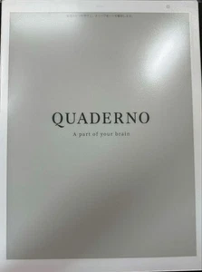 FUJITSU QUADERNO 2nd Gen 13.3 Electronic Paper A4 Size FMVDP41 White Used Japan - Afbeelding 1 van 6