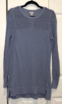 Suéter de punto abierto LL Bean para mujer talla M largo Y2K Fairy Grunge Indie Granola Boho Foto 1 de 4