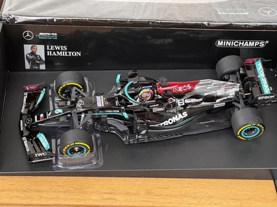 1:18 Hamilton Mercedes-AMG F1 2021 W12 Qatar GP Minichamps - Bild 1 von 4