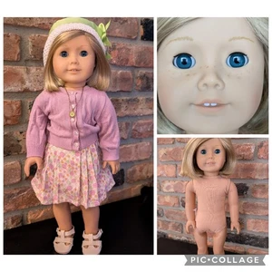 Kit bambola vintage American Girl Kittredge collo rialzato timbro incontro + cappello + libro #1 - Foto 1 di 18
