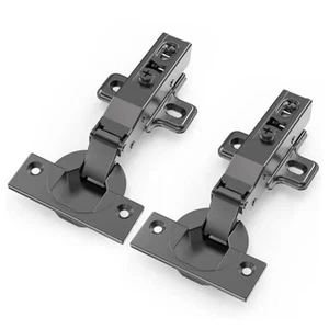 50 PCS 3/4 inch Overlay Soft Close Hinges, Clip ON Plate, 50 Pack Full Overlay - Picture 1 of 8