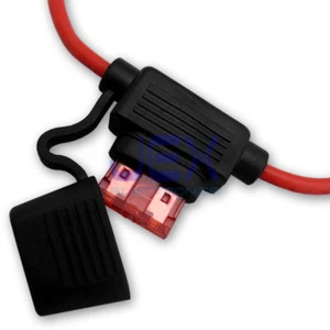 In-Line Car ATC/ATO Blade Fuse Holder Waterproof 12AWG Upto 20A 12V/24V/32V DC - Picture 1 of 3