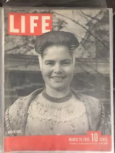 Life Magazine März 1945 niederländisches Mädchen Zweiter Weltkrieg tolle Anzeigen & Grafiken - Bild 1 von 1