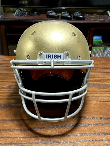 Notre Dame Full Size Football Helmet - Schutt - Custom Made Cover