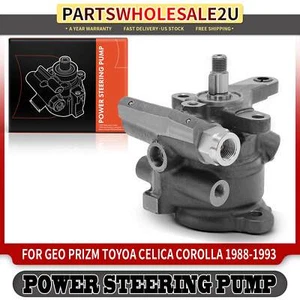 Power Steering Pump for Geo Prizm Toyota Celica Corolla 88-93 w/o Pulley 21-5710 - Picture 1 of 9