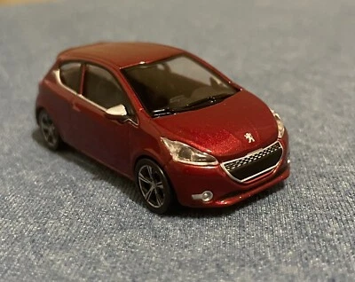 Modellino Norev Peugeot 208 gti 1 I Rosso 1/64 1:64 3 inches Nuova Senza Box - Immagine 1 di 4