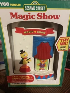 Vintage 1994 Tyco Sesame Street Magic Show Toy Big Bird Cookie Monster Ernie - Picture 1 of 8