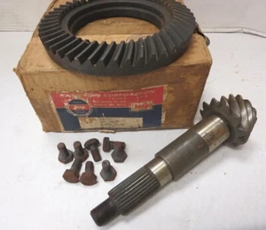 Vintage Kaiser Jeep CJ3B CJ5 CJ6 Jeepster Differential Ring and Pinion NOS - Picture 1 of 3