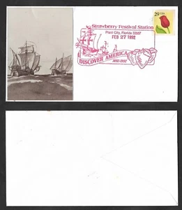 SE)1992 USA  ABOUT STRAWBERRY FESTIVAL STATION, DISCOVERING AMERICA, TULIPAN 29C - Picture 1 of 1