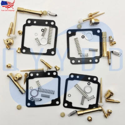 4 × Carburetor Rebuild Kits For Yamaha Maxim XJ650 XJ700 XJ750 Seca 650 80-86 — 第 1/4 张图片