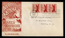 DR WHO 1948 5C AIRMAIL ANDERSON CACHET C261083