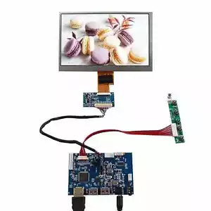 HD USB LCD Controller Platine 7 Zoll 1024X600 IPS LCD Bildschirm Bild drehen - Bild 1 von 7