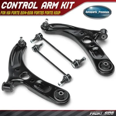 4x Front Control Arm and Sway Bar Link for Kia Forte 2014-2018 Forte5 Forte Koup - Image 1 of 4